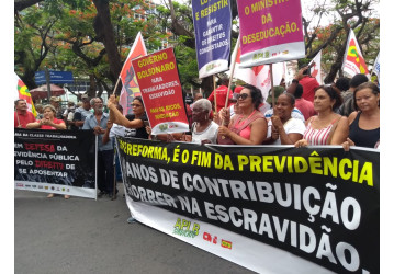 Sindipetro participa de Ato em Defesa da Previdência Pública, nesta quarta (20)