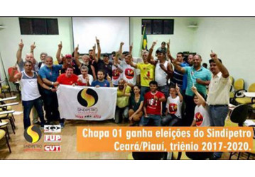 Com apoio da FUP/CUT, Chapa 01 ganha eleição no Sindipetro CE/PI