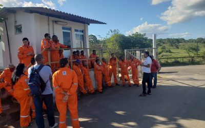 Trabalhadores da Perbras, do contrato de manutenção, paralisam as atividades nesta terça (14)