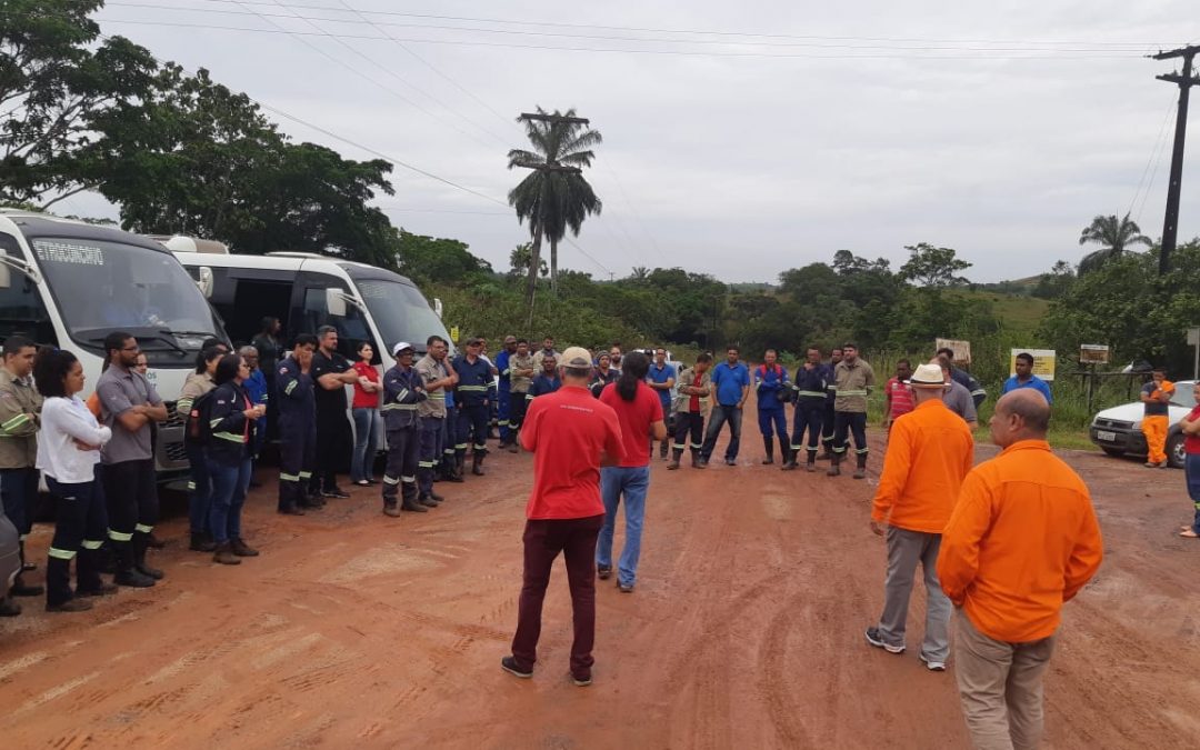 Sindipetro Bahia paralisa as atividades da PetroRecôncavo em São Roque