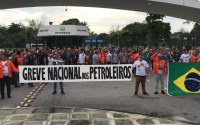 Terceiro dia de greve dos petroleiros tem atos de solidariedade e adesões em todo o país