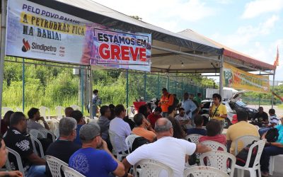 Greve dos petroleiros na Bahia segue forte e deve ganhar mais adesões nos próximos dias