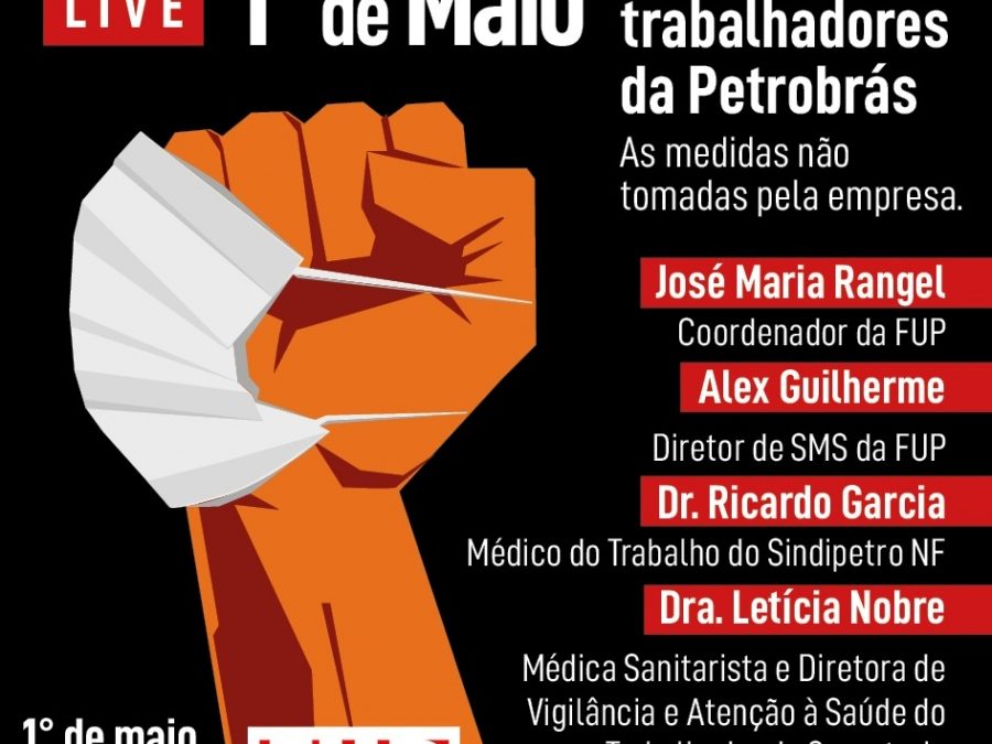 Em live nesta sexta, FUP e especialistas discutem avanço da Covid-19 na Petrobrás