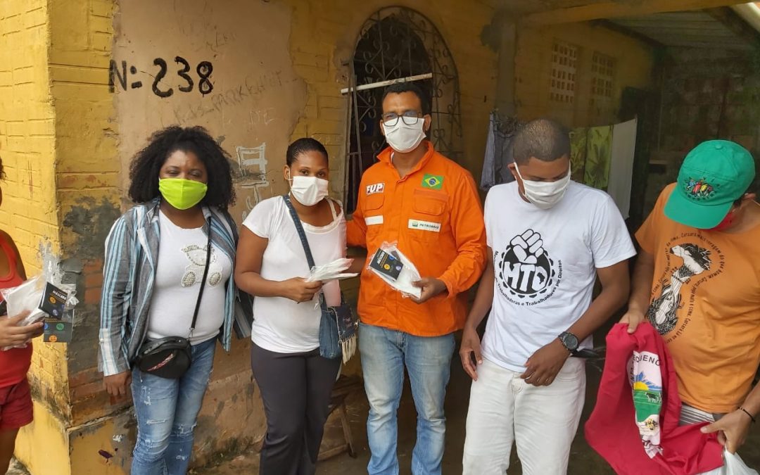 Sindipetro Bahia já doou cerca de 3 toneladas de alimentos durante a pandemia. Saiba como participar