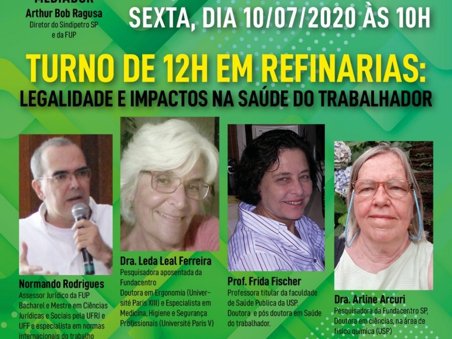 No “Encontro com a categoria”, especialistas discutirão o impacto do turno de 12h na saúde dos trabalhadores