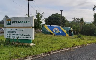 Vigília chega à tradicional cidade petrolífera de Catu, onde está localizada a unidade de Santiago