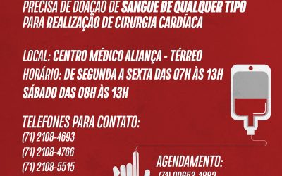 Prima do Coordenador da FUP necessita de doação de sangue. Deyvid pede ajuda da categoria