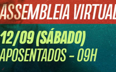 Aposentados que ainda não estão cadastrados para participar da AGE do sábado, 12, devem preencher formulário e fazer pré-inscrição