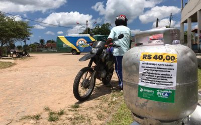 Ação do Sindipetro leva gás de cozinha a preço justo ao interior da Bahia