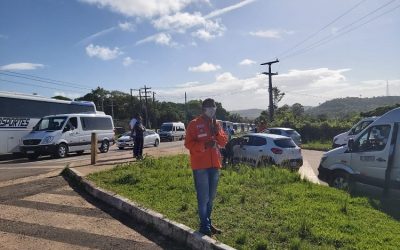 Contra punições e privatizações, trabalhadores de Taquipe, na Bahia, cruzam os braços por duas horas