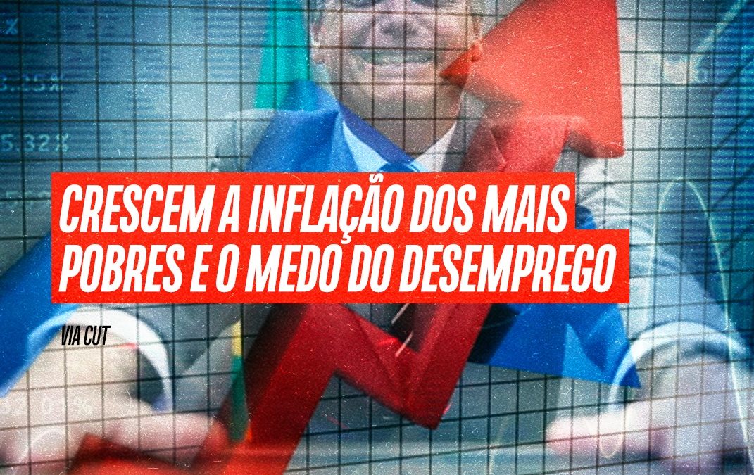 Crescem a inflação dos mais pobres e o medo do desemprego