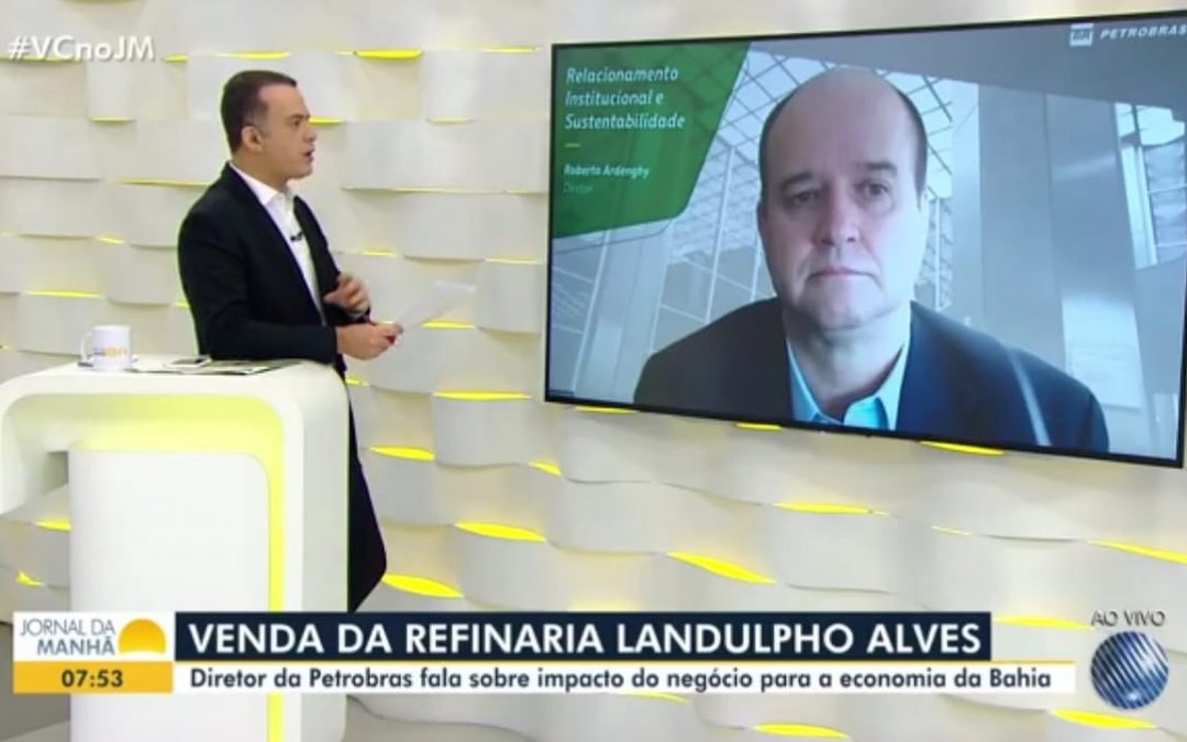 Diretor Executivo da Petrobrás Roberto Ardenghy mente para a Bahia, para os baianos e para a Imprensa local