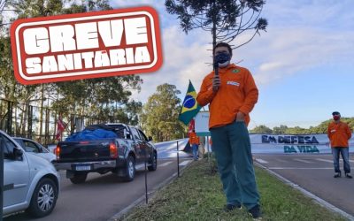 Greve sanitária na Repar começa com grande adesão dos petroleiros