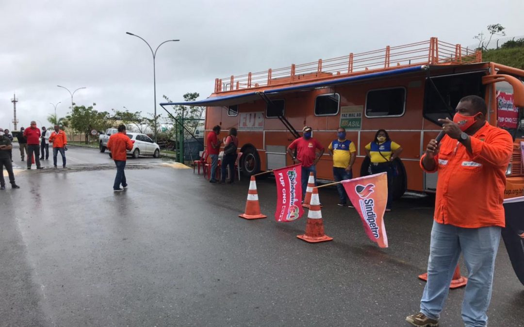 Ato Unificado marca 14º dia da greve dos trabalhadores da Petrobras Biocombustível