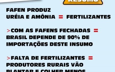 Falta coerência da gestão da Petrobrás e do governo federal diante da importância estratégica do mercado e da indústria nacionais de fertilizantes