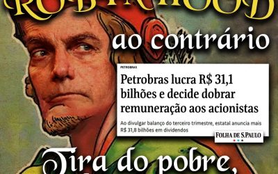 Sob a gestão Bolsonaro, acionistas da Petrobrás embolsam R$ 64 bi com preços abusivos dos combustíveis