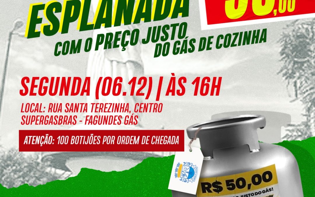 Esplanada recebe ação do Sindipetro Bahia do preço justo do gás e debate prejuízos da saída da Petrobrás da cidade