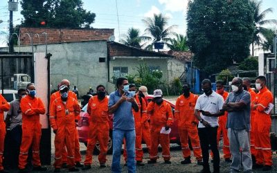 Sindipetro realizou nesta sexta (14), assembleia com trabalhadores da empresa RCS para tratar do primeiro acordo coletivo