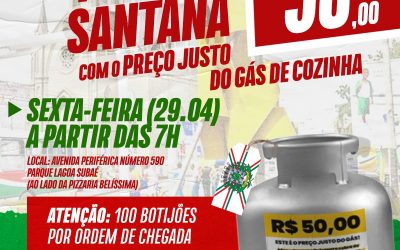 Sindipetro Bahia realiza ação do preço justo do gás de cozinha em Feira de Santana, nesta sexta (29)