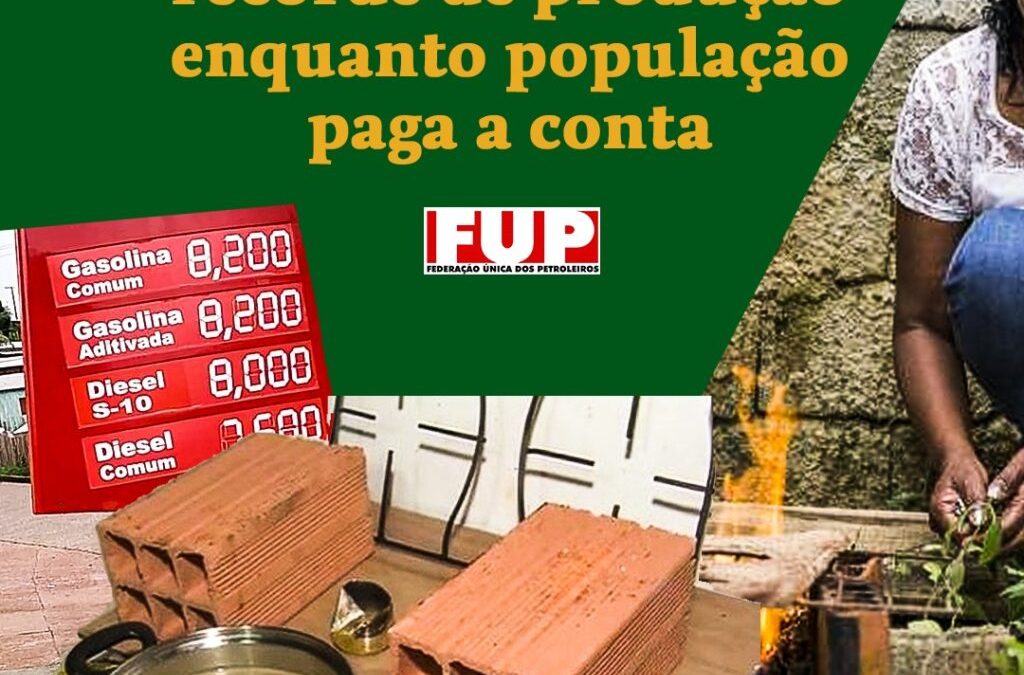 Petrobrás comemora recorde de produção, mas população continua pagando preços abusivos