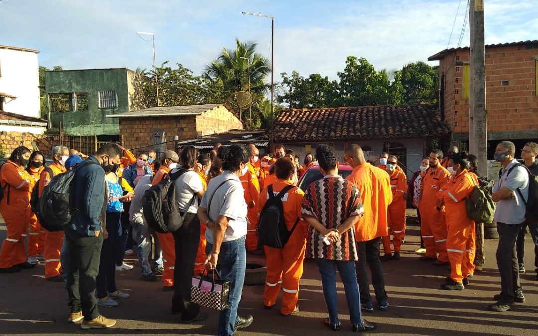 Após mediação da SRTE, trabalhadores da Telsan participam de assembleias para analisar nova proposta para o ACT