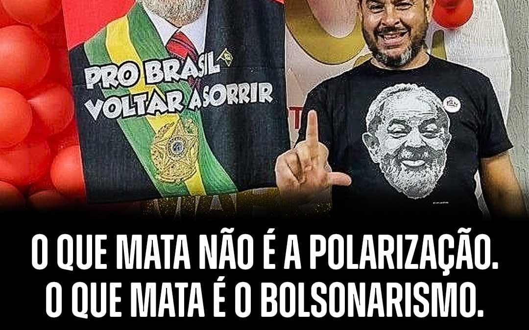 É urgente estancar a onda de ódio e intolerância política, alimentada por Bolsonaro