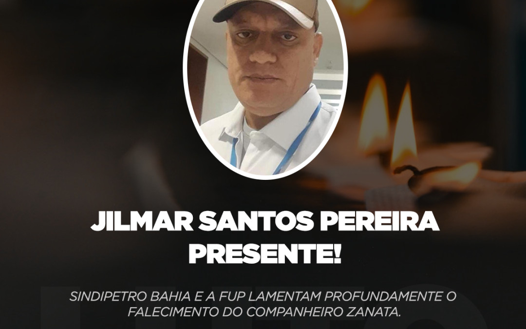 Nota de Pesar Jilmar “Zapata”  Santos Pereira