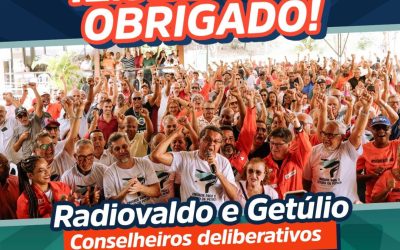 Eleições Petros – Radiovaldo e Getúlio agradecem pelos 12.922 votos para o Conselho Deliberativo