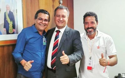 Radiovaldo Costa e Deyvid Bacelar, estiveram no Palácio do Planalto em Brasília, em reunião com o Ministro da Casa Civil para tratar de temas relacionados a Petrobrás