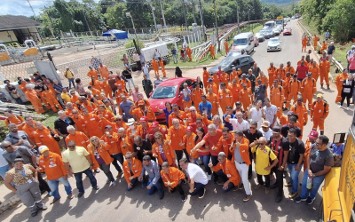 Apesar do boicote, Sindipetro Bahia realiza ato em Taquipe