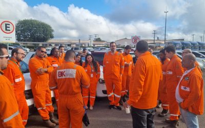 Trabalhadores e trabalhadoras da BK Consultoria paralisam atividades para garantir ACT deste ano