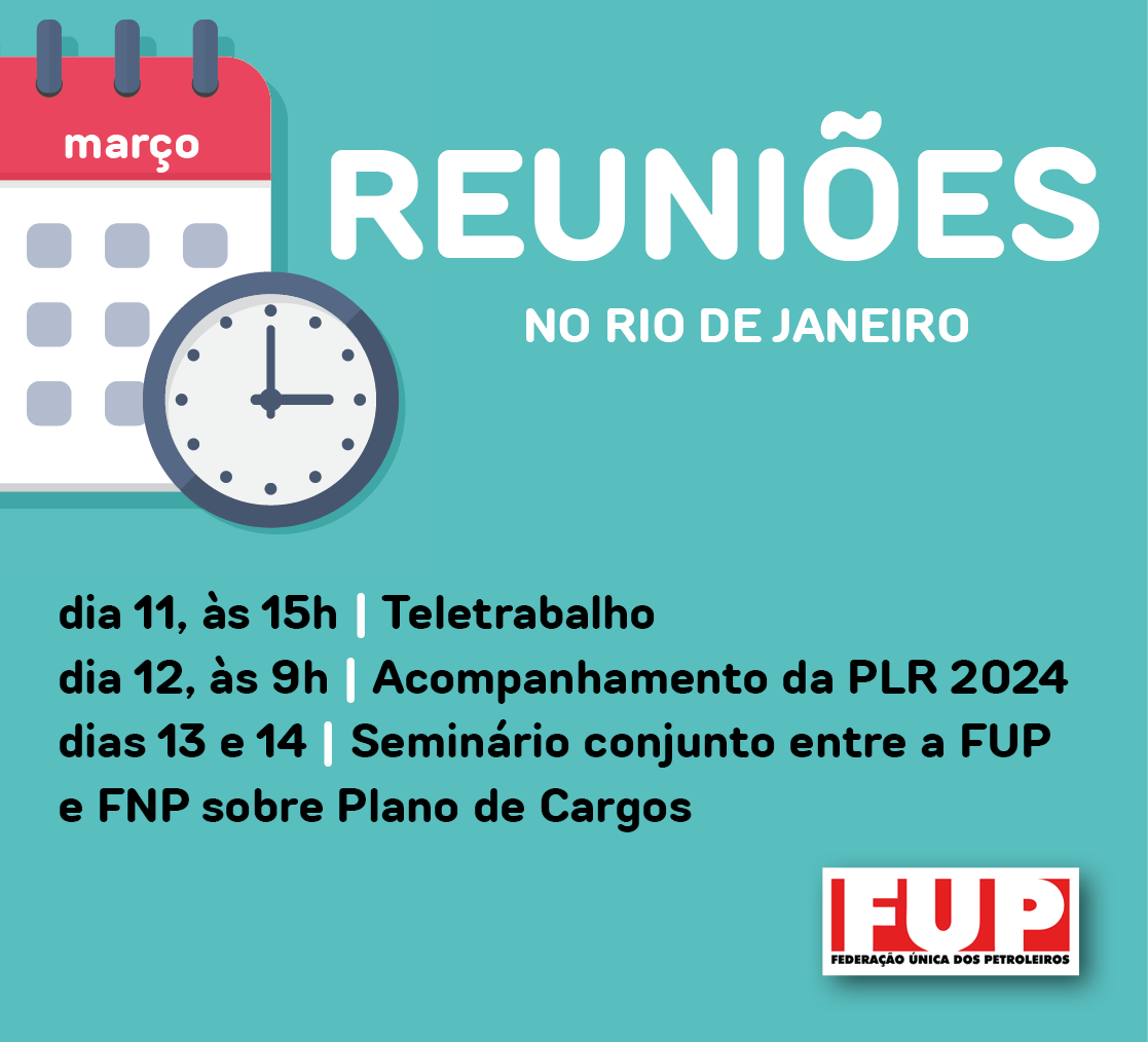 Petrobrás propõe calendário de reuniões para debater Teletrabalho e PLR 2024/2025